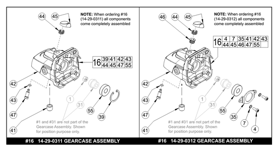 Fig-1 Diagram and Parts List for 6148-31 B72B Milwaukee Angle Grinder