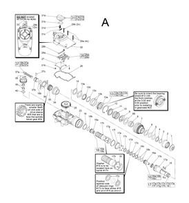 Fig-1 Diagram and Parts List for 5317-59 C85A Milwaukee Hammer Drill