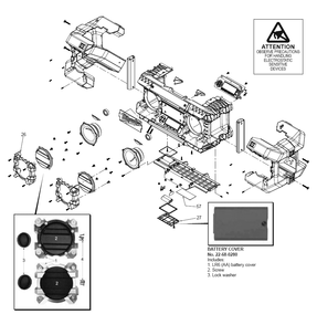 Fig-0 Diagram and Parts List for 2790-20  Milwaukee Radio
