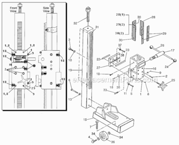 Part Location Diagram of 06-97-4127 Milwaukee Lockwasher