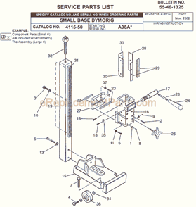 Part Location Diagram of 44-10-0385 Milwaukee Handle
