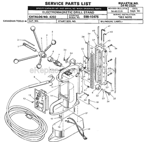 Part Location Diagram of 48-58-0080 Milwaukee Safety Chain Assembly