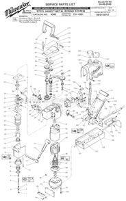 Part Location Diagram of 44-76-0050 Milwaukee Cord Protector