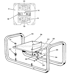 Part Location Diagram of 45-56-0170 Milwaukee Bond Strap