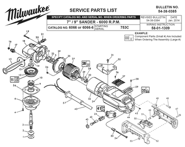 Part Location Diagram of 34-80_2960 Milwaukee Retaining ring-internal
