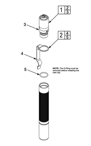 Fig-0 Diagram and Parts List for 2105 J13A Milwaukee Worklight & Flashlight