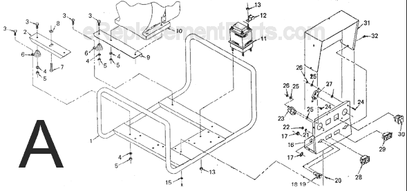 Part Location Diagram of 45-88-8460 Milwaukee 5/16 Flat Washer