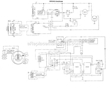 Page E Diagram and Parts List for 4650 SER 483135 Milwaukee Generator