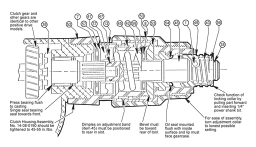 Fig-1 Diagram and Parts List for 6580-20 098C Milwaukee Electric Drill
