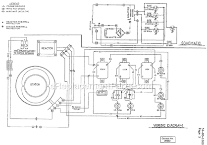Page A Diagram and Parts List for 4777 SER 510-1001 Milwaukee Generator