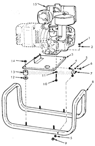 Page B Diagram and Parts List for 4778 SER F-773262105 Milwaukee Generator