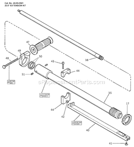 Page B Diagram and Parts List for 48-05-1000 SER 1016 Milwaukee Electric Drill