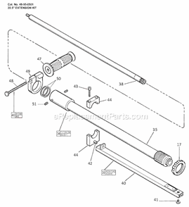 Page B Diagram and Parts List for 48-05-1005 SER 001088 Milwaukee Electric Drill
