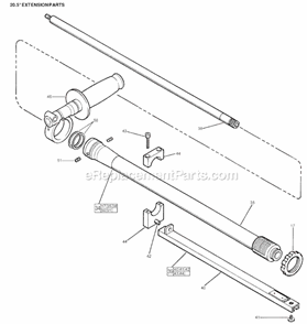 Page B Diagram and Parts List for 48-05-1005 SER 011901022 Milwaukee Electric Drill