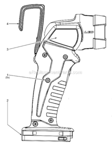 Part Location Diagram of 12-20-1870 Milwaukee Service Nameplate