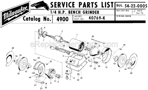 Part Location Diagram of 02-04-1720 Milwaukee Bearing