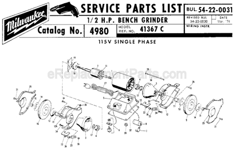 Part Location Diagram of 43-34-0047 Milwaukee Outer Wheel Flange