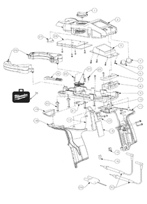 Fig-0 Diagram and Parts List for 2238-21  Milwaukee Miscellaneous