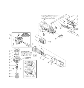 Fig-0 Diagram and Parts List for 6148-31 B72B Milwaukee Angle Grinder