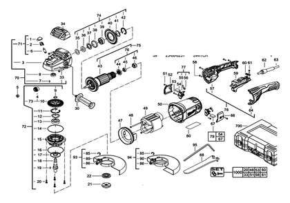 Part Location Diagram of 40-50-0052 Milwaukee Spring
