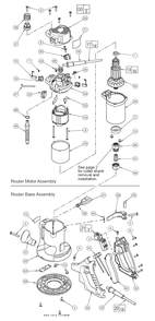 Fig-0 Diagram and Parts List for 5619-20  Milwaukee Router