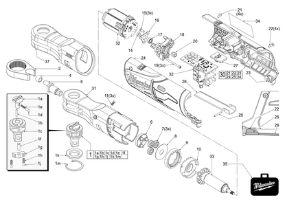 Part Location Diagram of 42-40-0210 Milwaukee Bushing