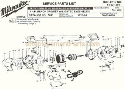 Part Location Diagram of 45-12-0400 Milwaukee Spark Shield