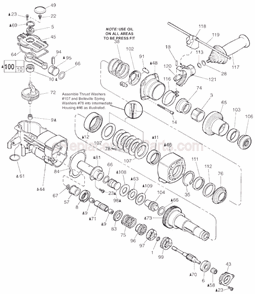 Part Location Diagram of 43-34-0765 Milwaukee Spring Flange