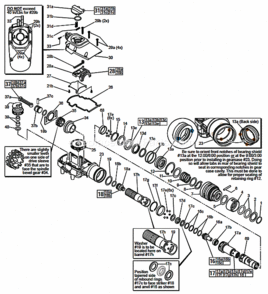 Page B Diagram and Parts List for 5316-20 C83A Milwaukee Hammer Drill