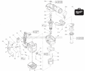 Part Location Diagram of 34-40-5320 Milwaukee O-Ring