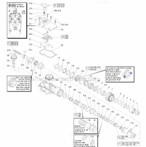 Page B Diagram and Parts List for 5317-20 C84A Milwaukee Demolition Hammer