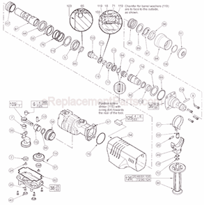 Part Location Diagram of 45-88-1380 Milwaukee Bitlock Washer