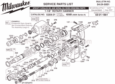 Part Location Diagram of 02-02-0110 Milwaukee Ball