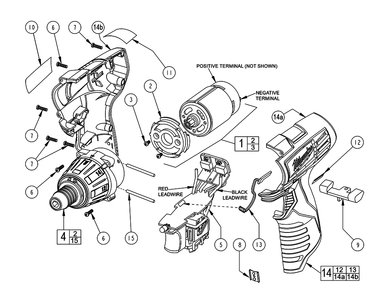 Fig-0 Diagram and Parts List for 2401-059 D21A Milwaukee Electric Drill