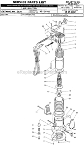 Part Location Diagram of 31-17-0170 Milwaukee Cord Clamp