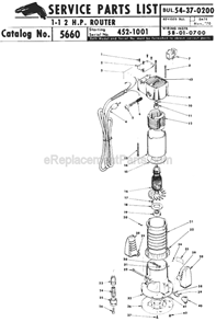 Part Location Diagram of 18-62-1170 Milwaukee 115 Volt Field