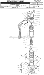 Part Location Diagram of 18-50-0040 Milwaukee 120 Volt Field