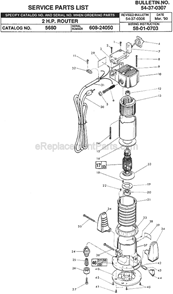 Part Location Diagram of 06-82-5570 Milwaukee 10-24X2-1/2 PN Tapt Tor