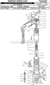 Part Location Diagram of 18-50-0020 Milwaukee 120 Volt Field