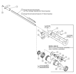 Part Location Diagram of 48-08-1085 Milwaukee 9-inch barrel assembly
