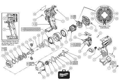 Fig-0 Diagram and Parts List for 2652-20  Milwaukee Impact Driver