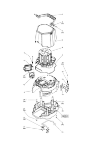 M18 Radius Led Compact Site Light Diagram and Parts List for 2145-20 H48B Milwaukee Worklight & Flashlight