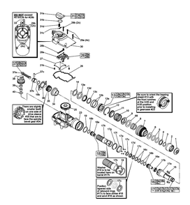 Fig-1 Diagram and Parts List for 5317-59A C86A Milwaukee Hammer Drill