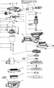 Part Location Diagram of 31-15-0640 Milwaukee Dust Box Assembly