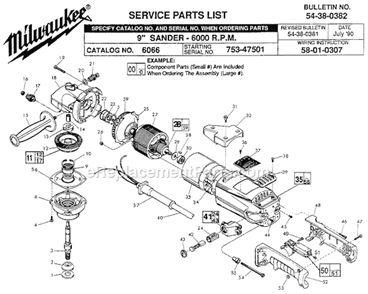 Part Location Diagram of 32-05-2201 Milwaukee Spiral Bevel Gear