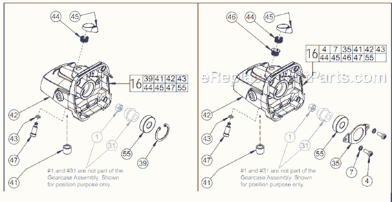 Part Location Diagram of 34-80-1001 Milwaukee Retaining Ring