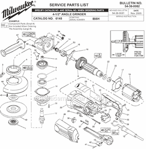 Part Location Diagram of 18-07-0200 Milwaukee Service Field