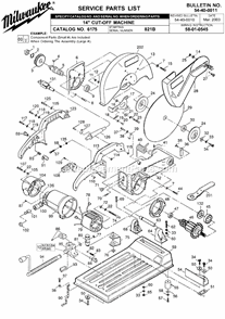 Part Location Diagram of 05-90-0030 Milwaukee Spring Washer