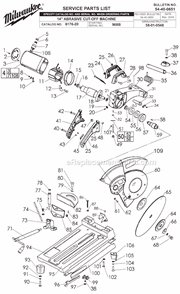 Part Location Diagram of 02-04-0015 Milwaukee Ball Bearing