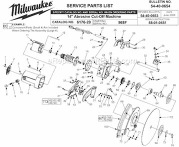 Part Location Diagram of 34-40-0090 Milwaukee O Ring